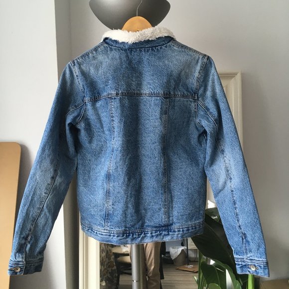 ROXY Lined Trucker Denim Jacket - Picture 6 of 7